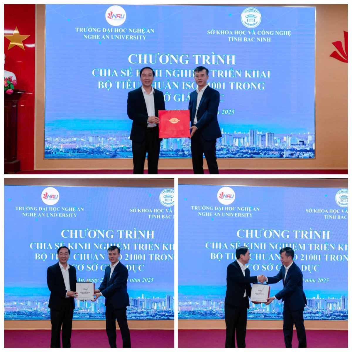 Hai bên cũng đã trao tặng quà lưu niệm