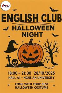Thông báo câu lạc bộ Tiếng Anh tháng 10