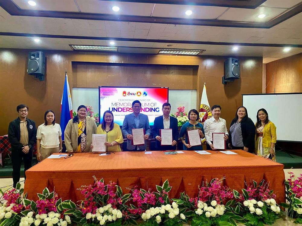 NAU mở rộng dấu ấn toàn cầu – Ký kết Biên bản ghi nhớ (MOU) với Tarlac State University (TSU), Philippines
