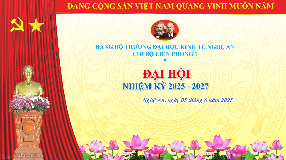 Liên phòng 1 tổ chức thành công Đại hội Chi bộ nhiệm kỳ 2025 - 2027