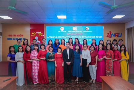 Hội thảo quốc tế: Ứng dụng Công nghệ Trí tuệ Nhân tạo trong Dạy học tiếng Anh tại Đại học Nghệ An