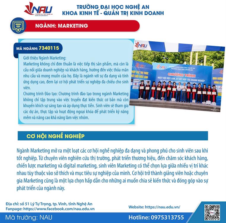 NGÀNH MARKETING – ĐỊNH HÌNH TƯ DUY, DẪN DẮT TƯƠNG LAI