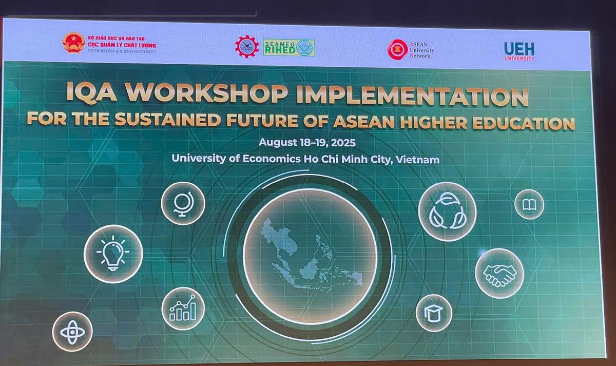 Phòng Thanh tra, Khảo thí và Đảm bảo chất lượng cùng đoàn công tác Trường Đại học Nghệ An tham dự Hội thảo quốc tế về đảm bảo chất lượng giáo dục đại học ASEAN