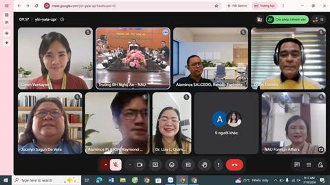 Trường Đại học Nghệ An và Trường Đại học Pangasinan tăng cường hợp tác đào tạo, nghiên cứu khoa học