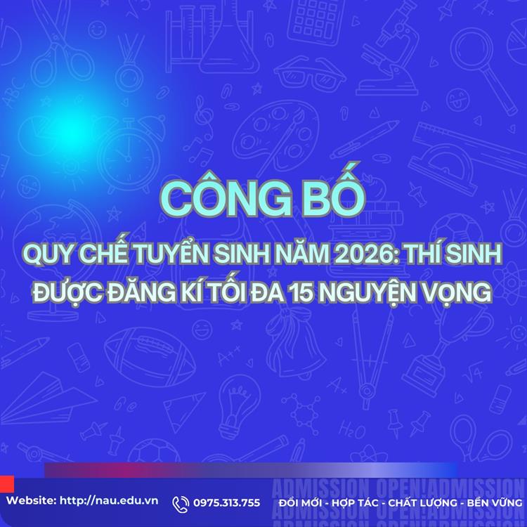 Bộ Giáo dục và Đào tạo ban hành Quy chế tuyển sinh đại học năm 2026