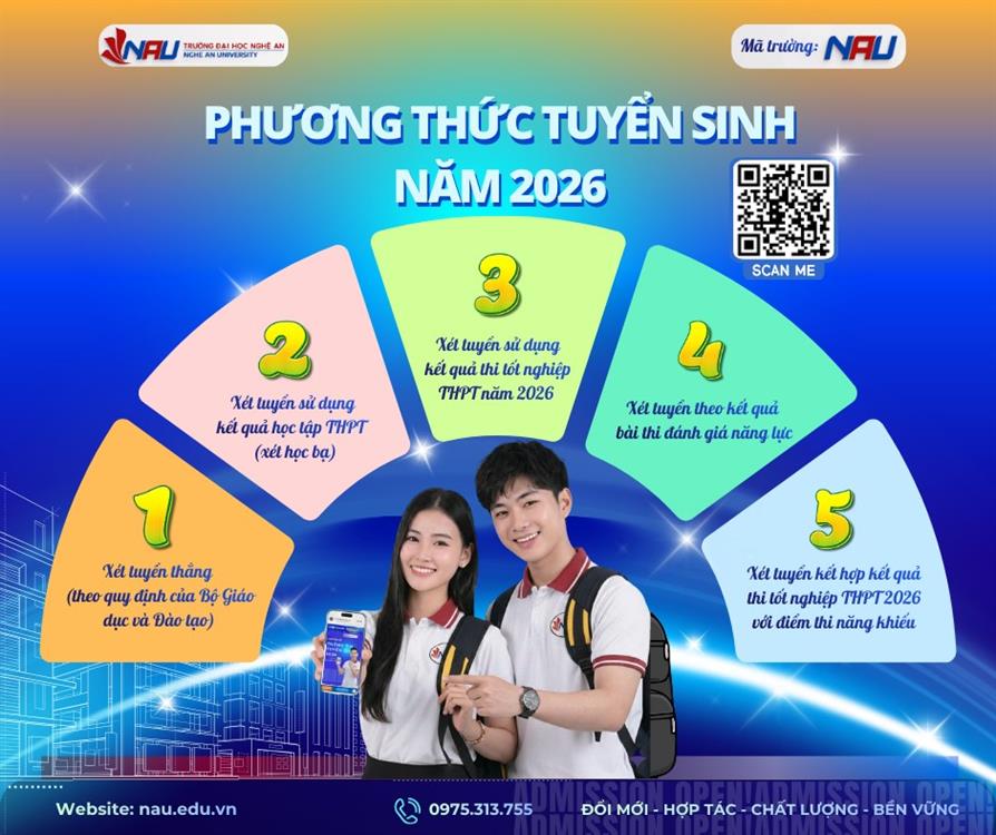 Chọn Đúng phương thức - Mở lối tương lai cùng NAU 2026