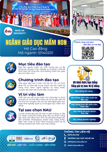 HỆ CAO ĐẲNG GIÁO DỤC MẦM NON- ĐẠI HỌC NGHỆ AN: VỮNG NGHIỆP VỤ, SÁNG TÀI NĂNG