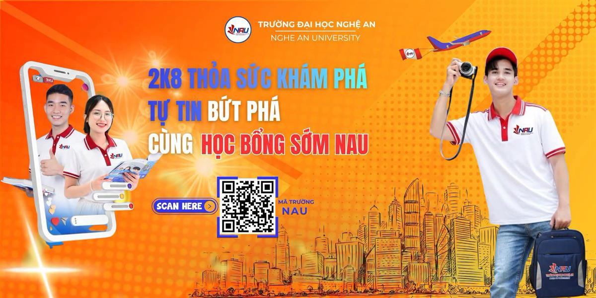 Chsinh sách học bổng Đại học Nghệ An 2026: Tiếp sức tài năng - Kiến tạo tương lai