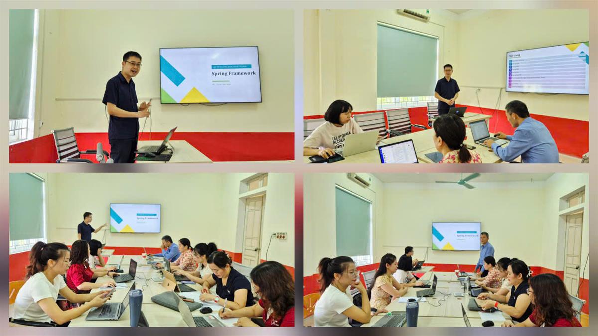 KẾT NỐI TRI THỨC, ĐÓN ĐẦU CÔNG NGHỆ: TỔ HTTT - CNPM (NAU) SINH HOẠT CHUYÊN MÔN CÙNG GIÁM ĐỐC CÔNG NGHỆ G5 