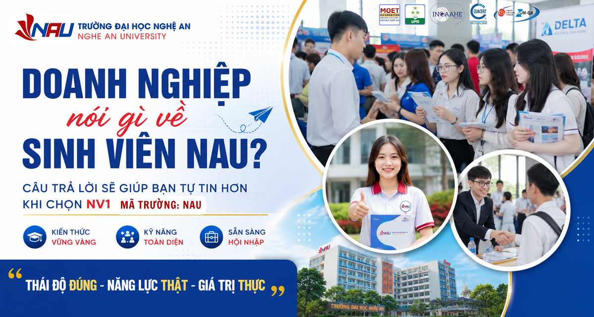 Doanh nghiệp nói gì về sinh viên Trường Đại học Nghệ An